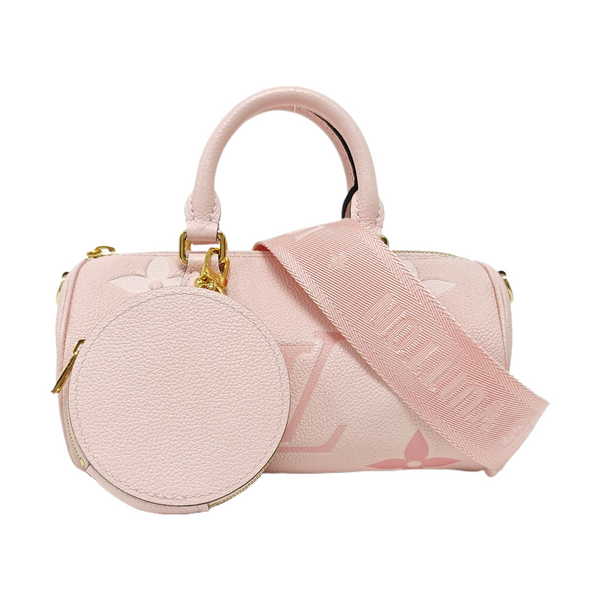 PAPILLON BB Monogram Calfskin Pink
