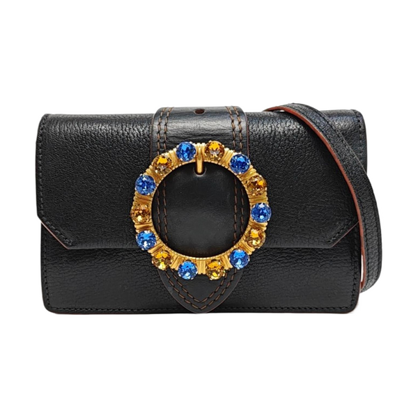 My Miu Calfskin Black