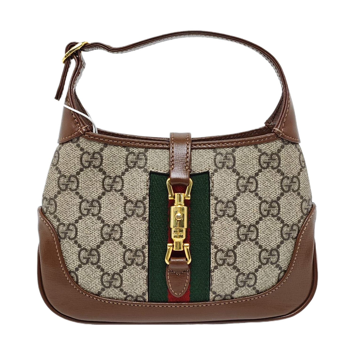 Jackie 1961 Mini Monogram Coated Canvas Beige