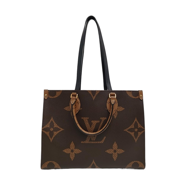 ONTHEGO MM Monogram Coated Canvas Brown
