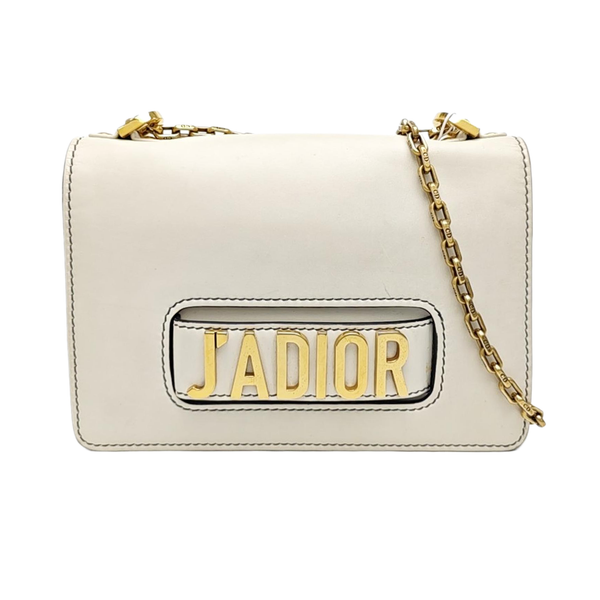 J'adior Calfskin White