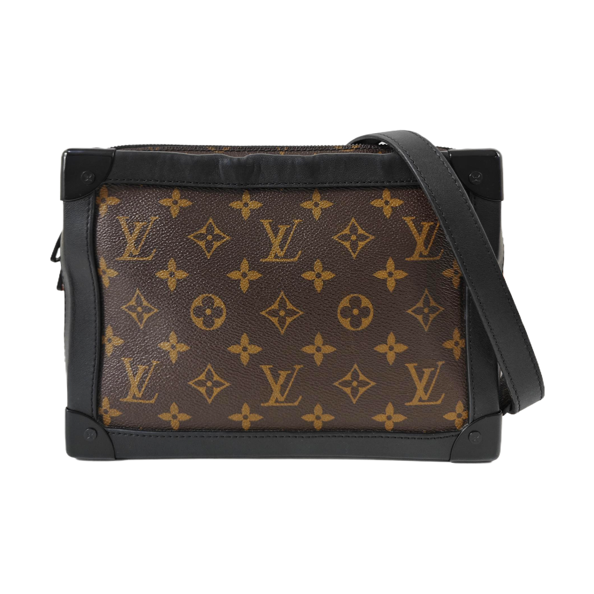 SOFT TRUNK Monogram Coated Canvas Brown