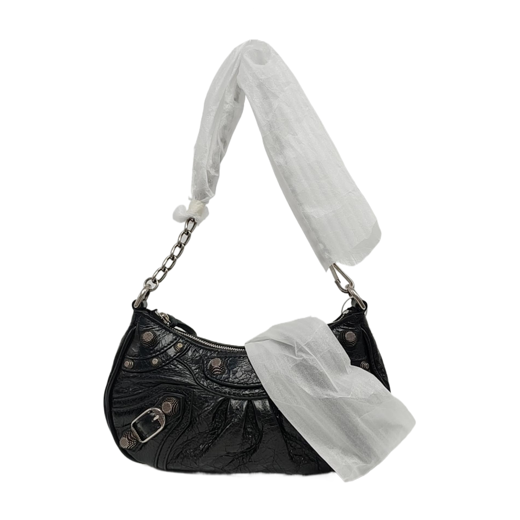 Le Cagole Mini Lambskin Black