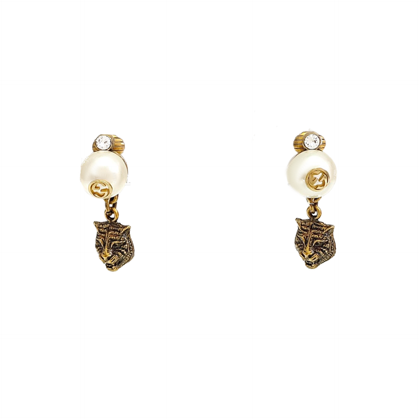 Le Marché Des Merveilles Metal Gold Clip On Earrings