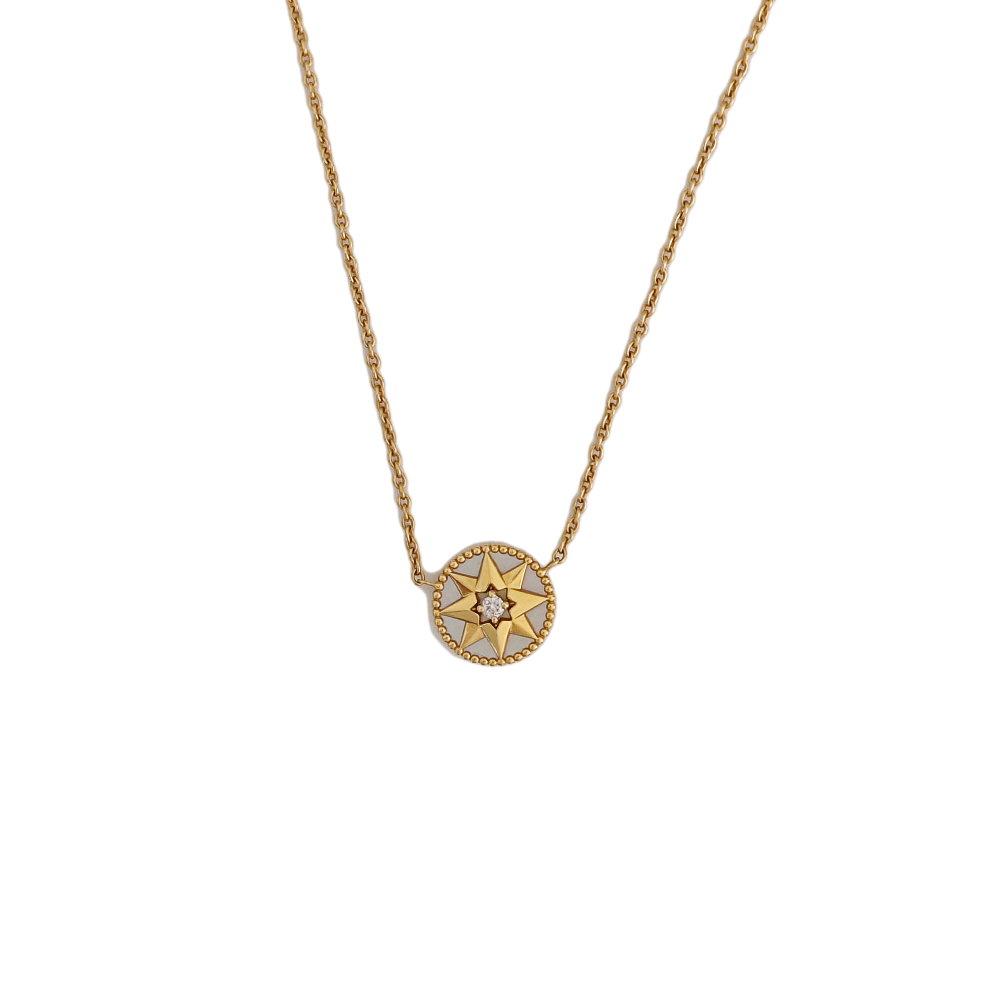 Rose Des Vents 18k Gold Necklace