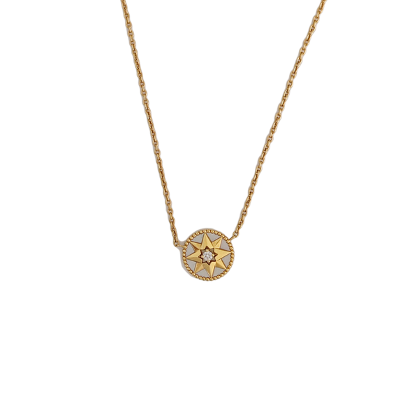 Rose Des Vents 18k Gold Necklace