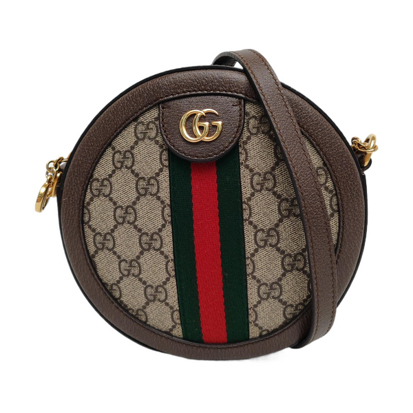 Ophidia Mini Monogram Coated Canvas Beige