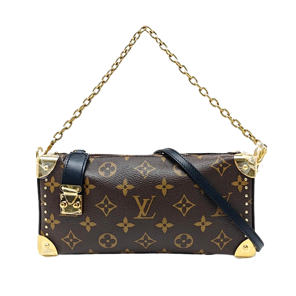 SLIM TRUNK Monogram Coated Canvas Brown