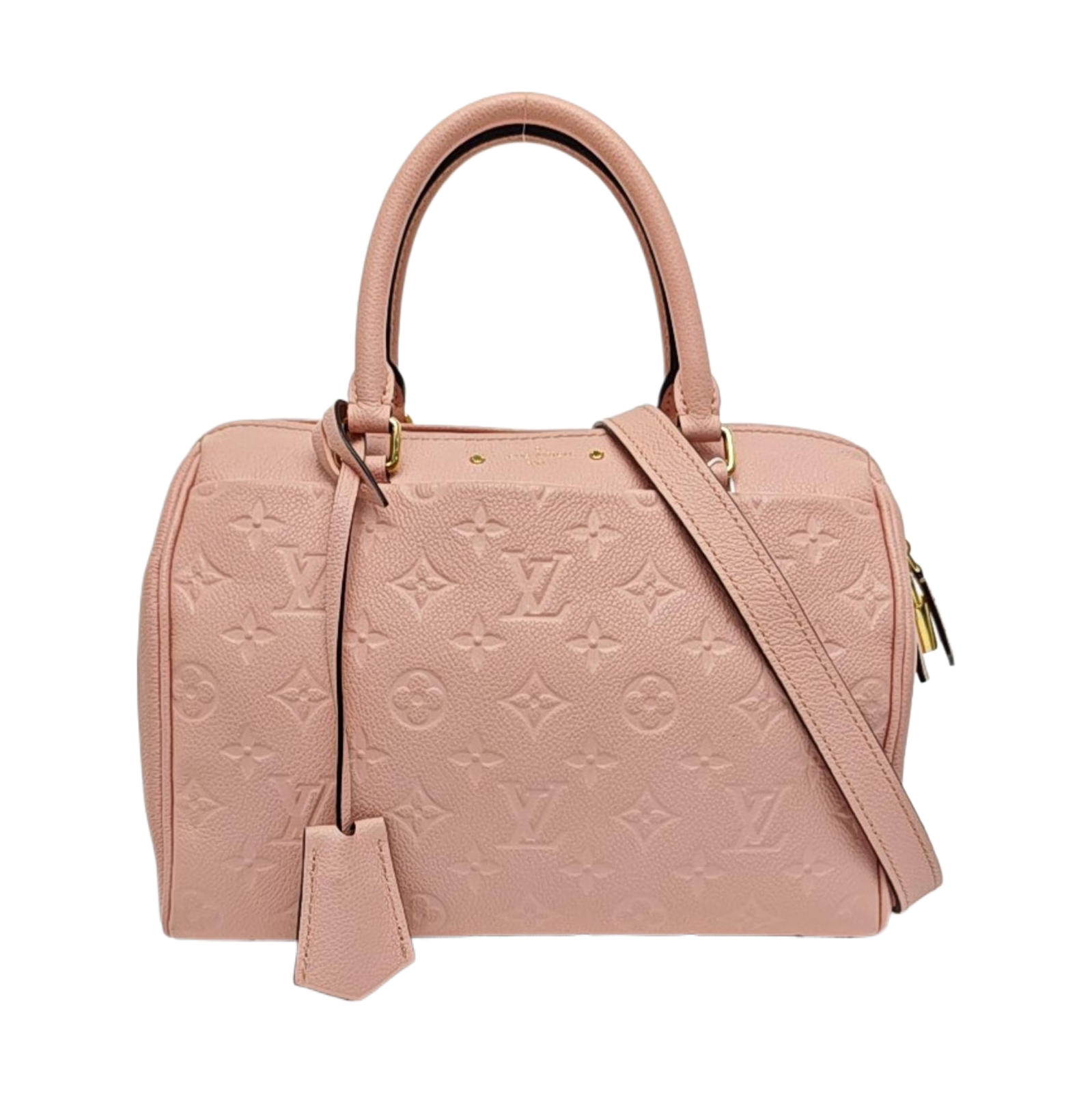 SPEEDY 25 Monogram Calfskin Pink