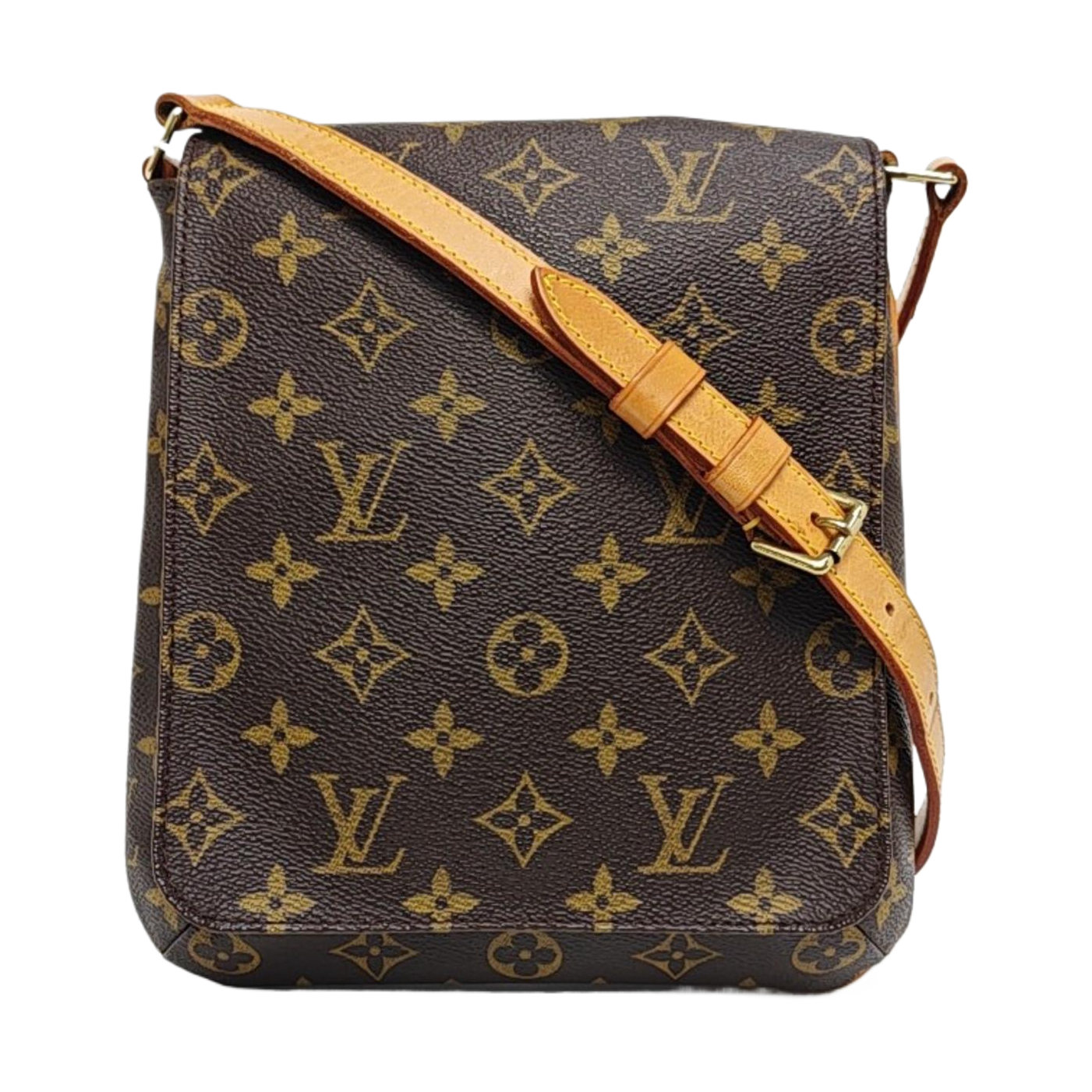 MUSETTE TANGO PM Monogram Coated Canvas Brown