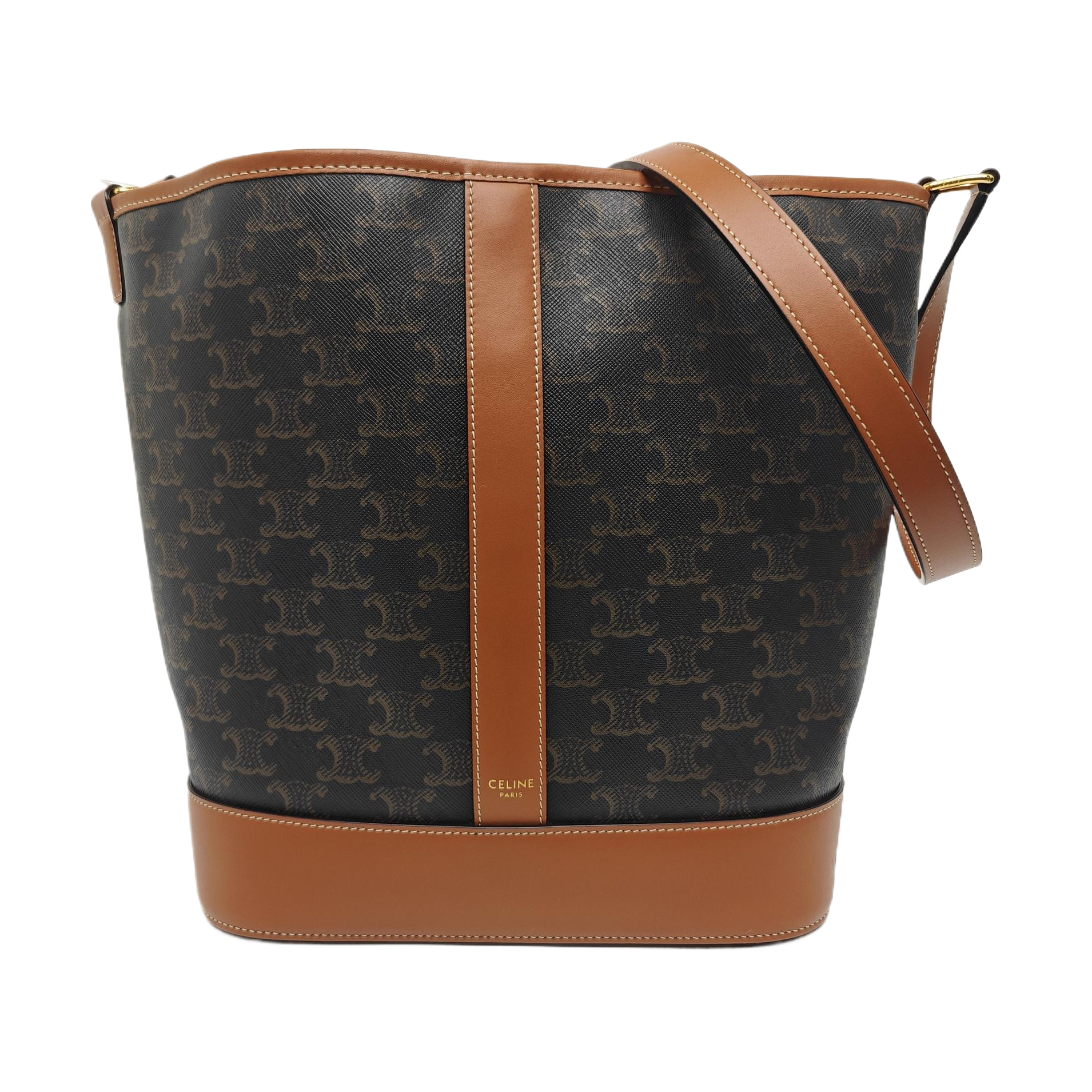 TRIOMPHE CANVAS Medium Coated Canvas Brown