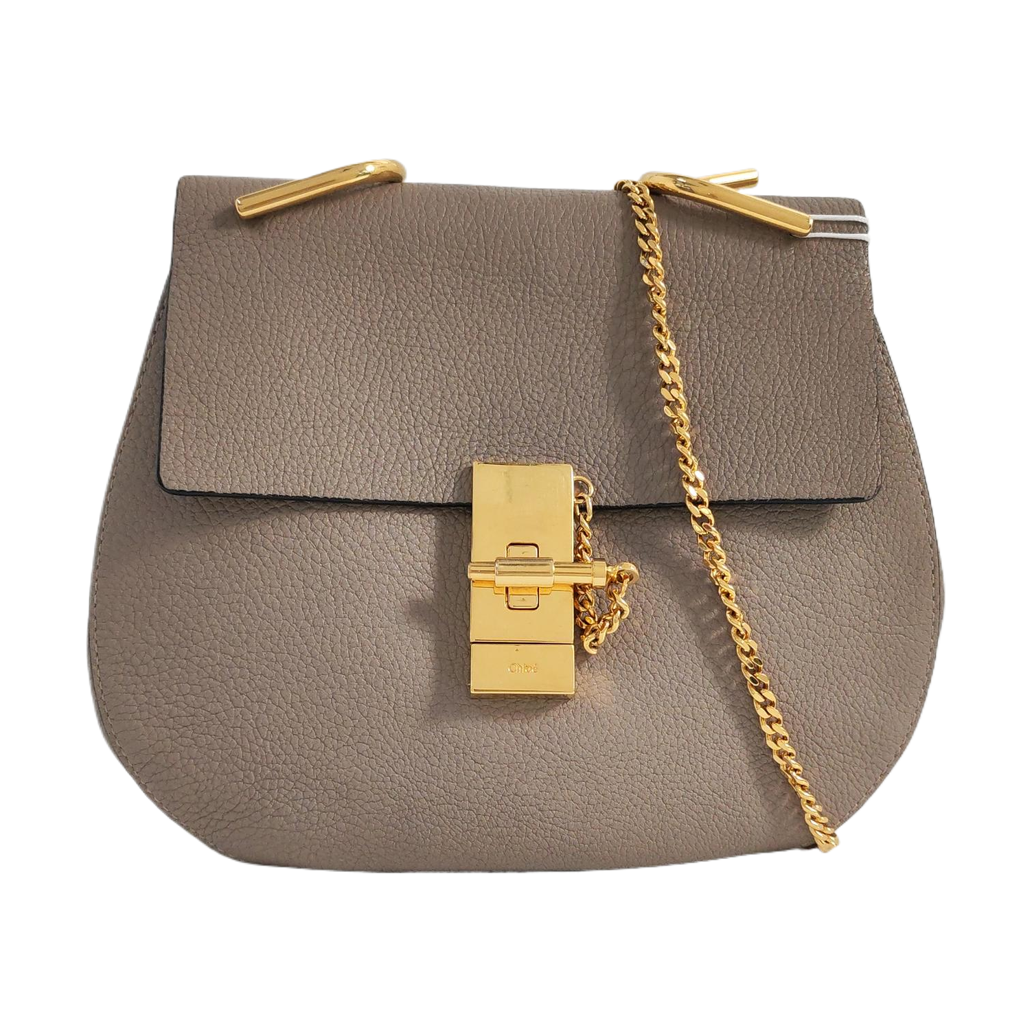 Drew Medium Calfskin Gray