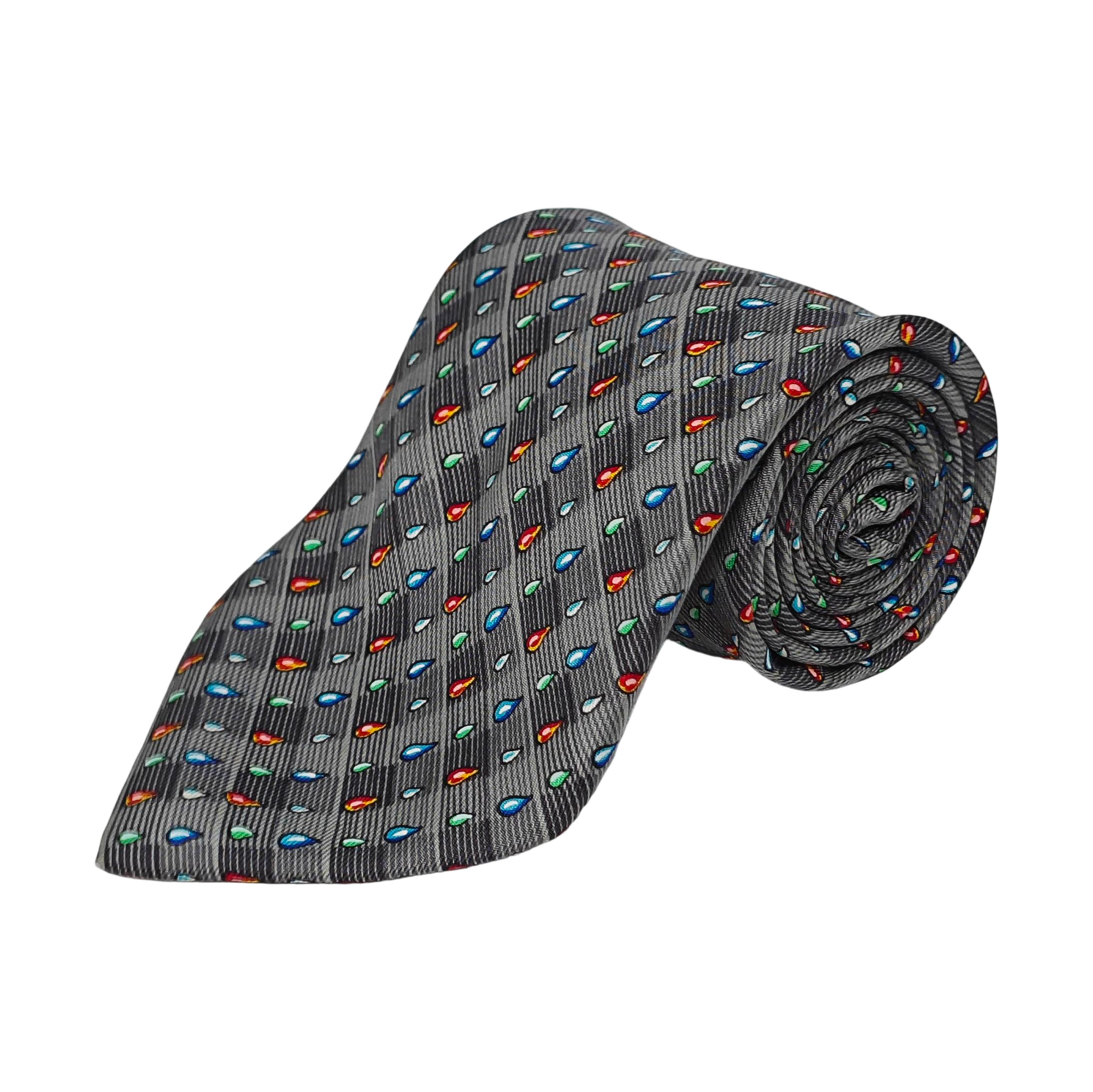 Mulberry Silk Tie Gray
