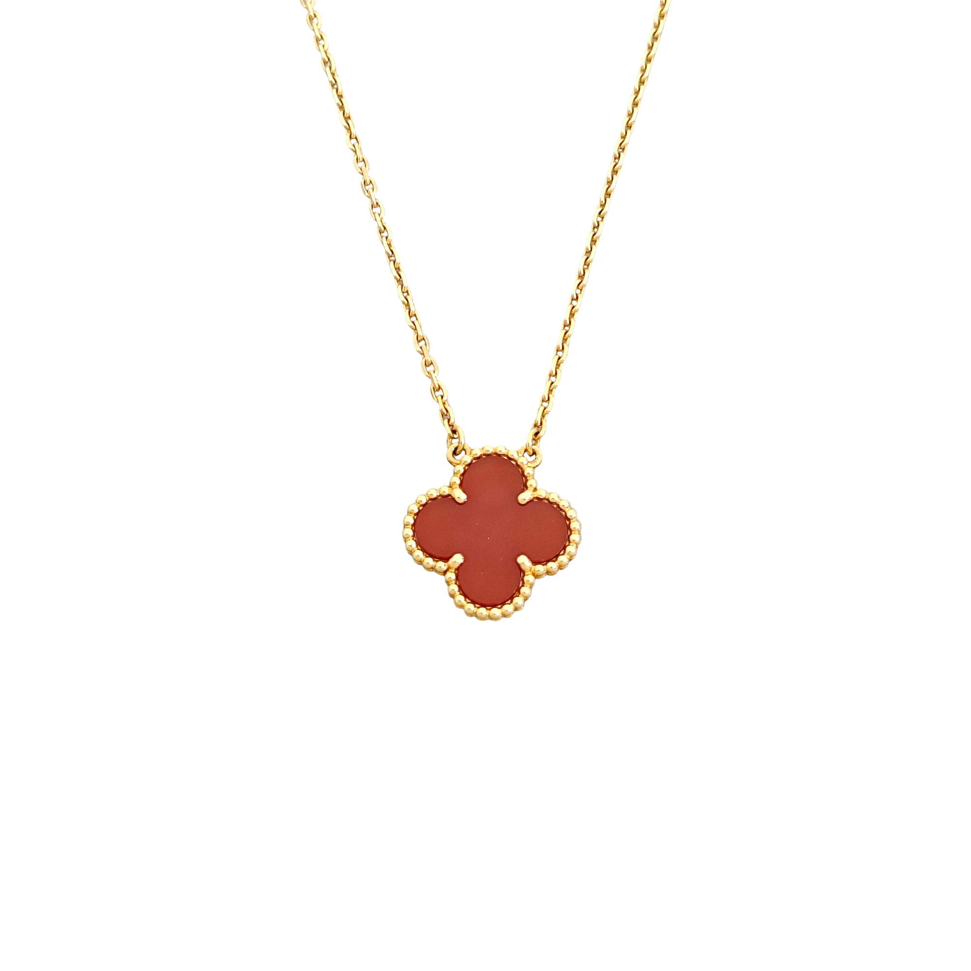 Vintage Alhambra 18k Gold Necklace