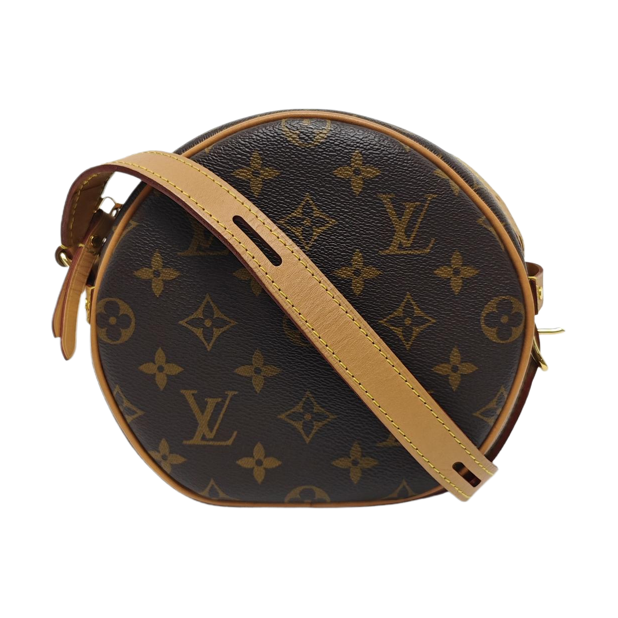 BOITE CHAPEAU PM Monogram Coated Canvas Brown