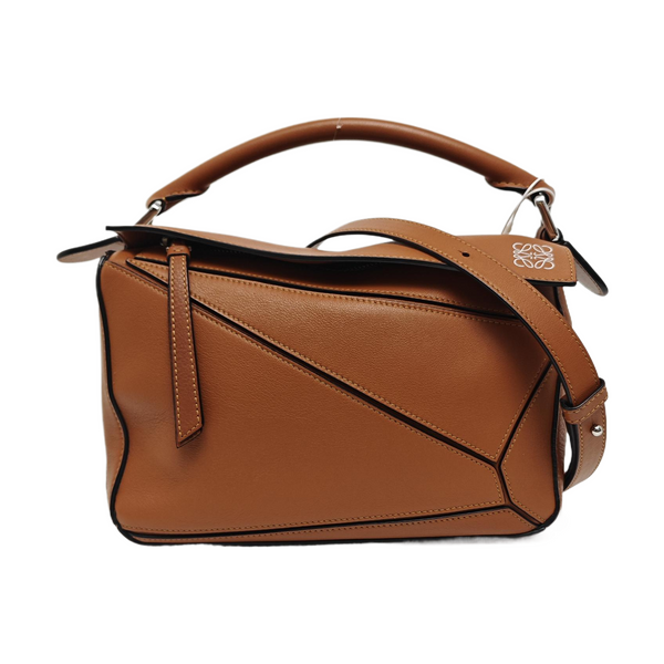 Puzzle Small Calfskin Brown