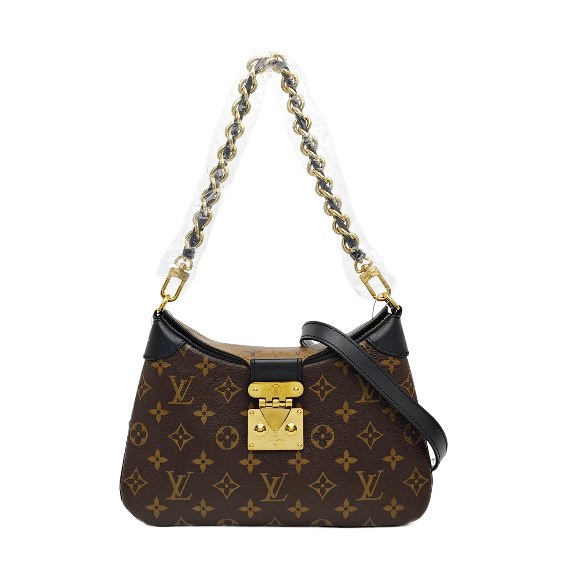 TWINNY Monogram Coated Canvas Brown