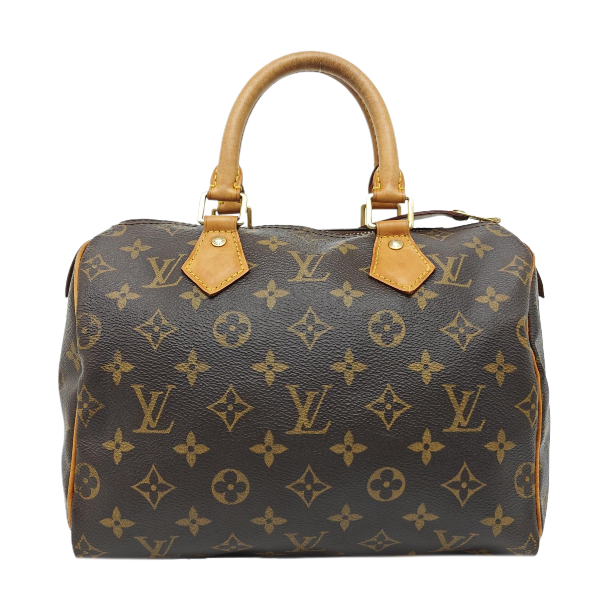 SPEEDY 25 Monogram Coated Canvas Brown