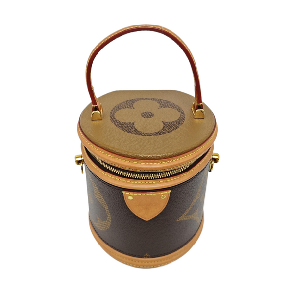 CANNES Monogram Coated Canvas Brown