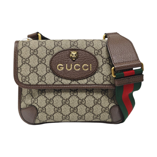 Neo Vintage Small Monogram Coated Canvas Beige