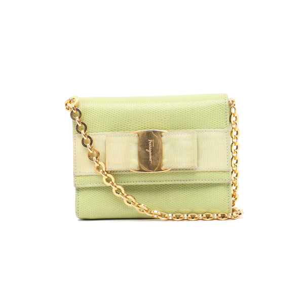 Calfskin Tote Bag Green