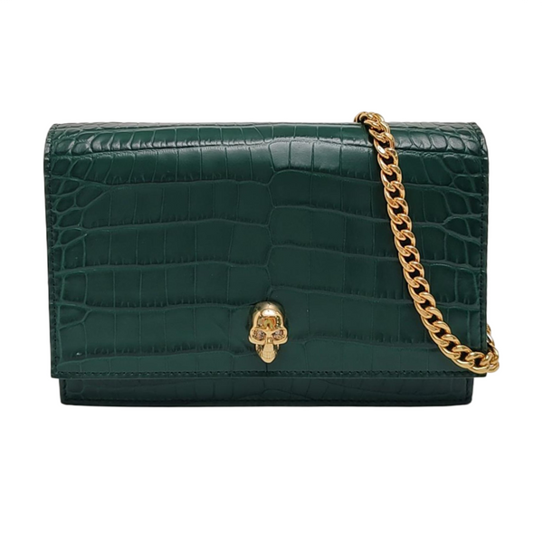Calfskin Shoulder Bag Green