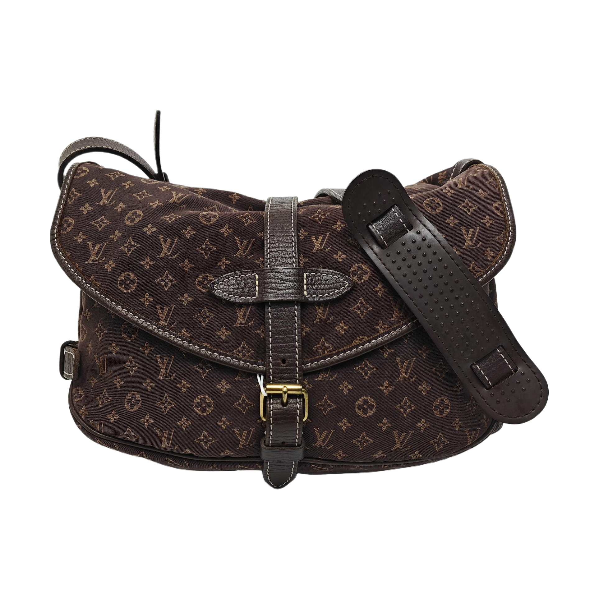 SAUMUR 28 Monogram Canvas Brown