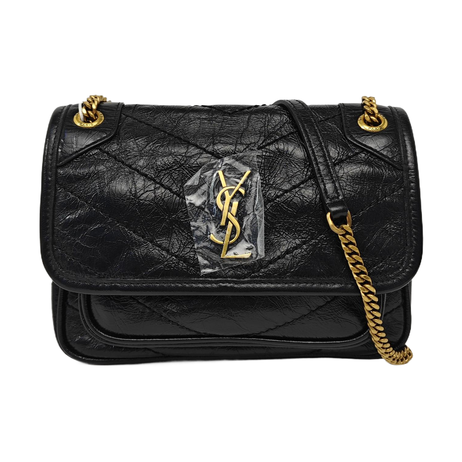 NIKI Mini Quilted Calfskin Black