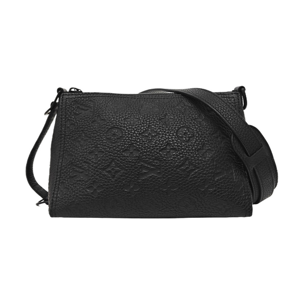 TRIANGLE Monogram Calfskin Black