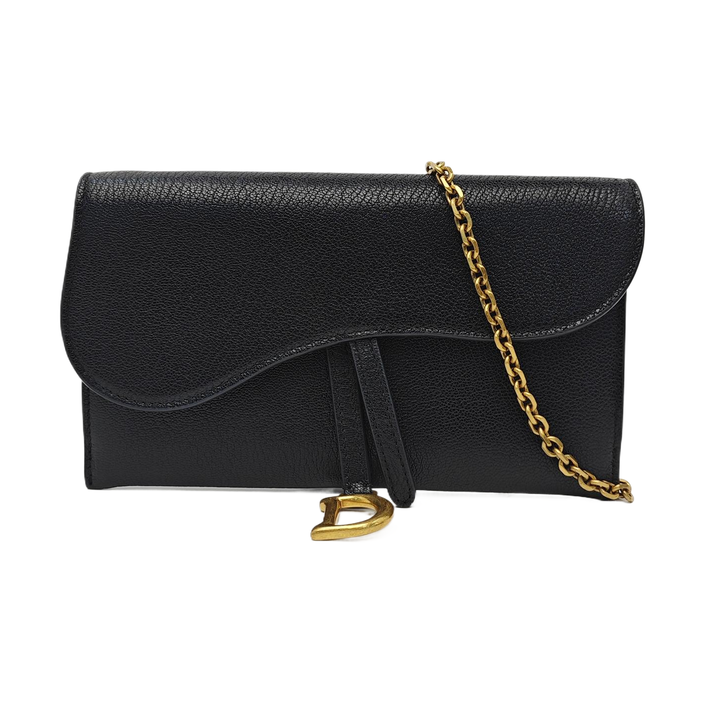 Saddle Mini Calfskin Black