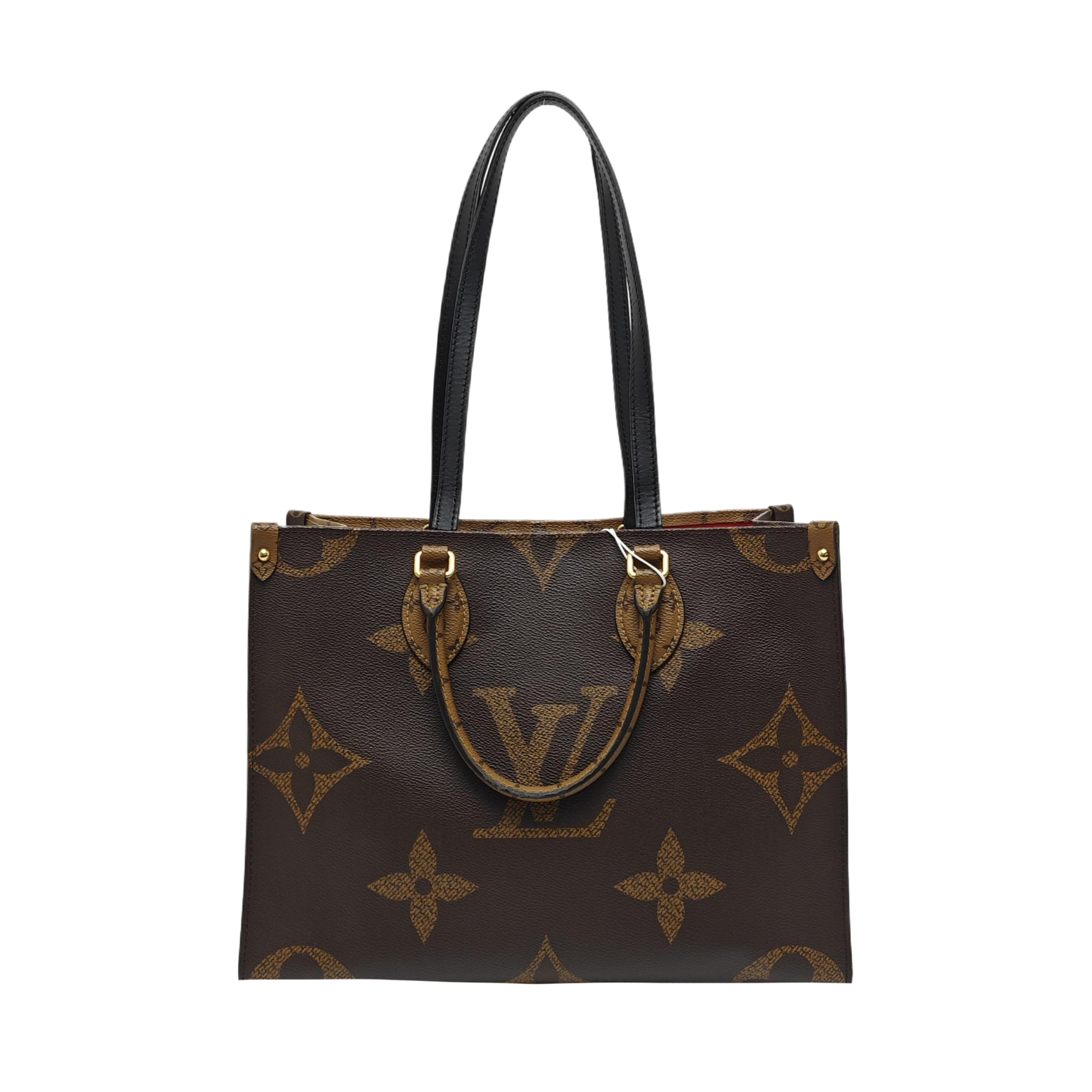 ONTHEGO MM Monogram Coated Canvas Brown