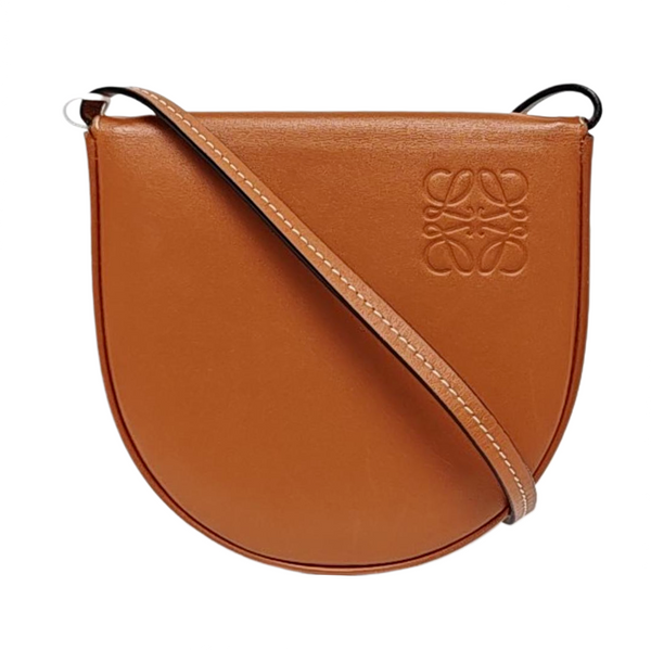 Heel Small Calfskin Brown