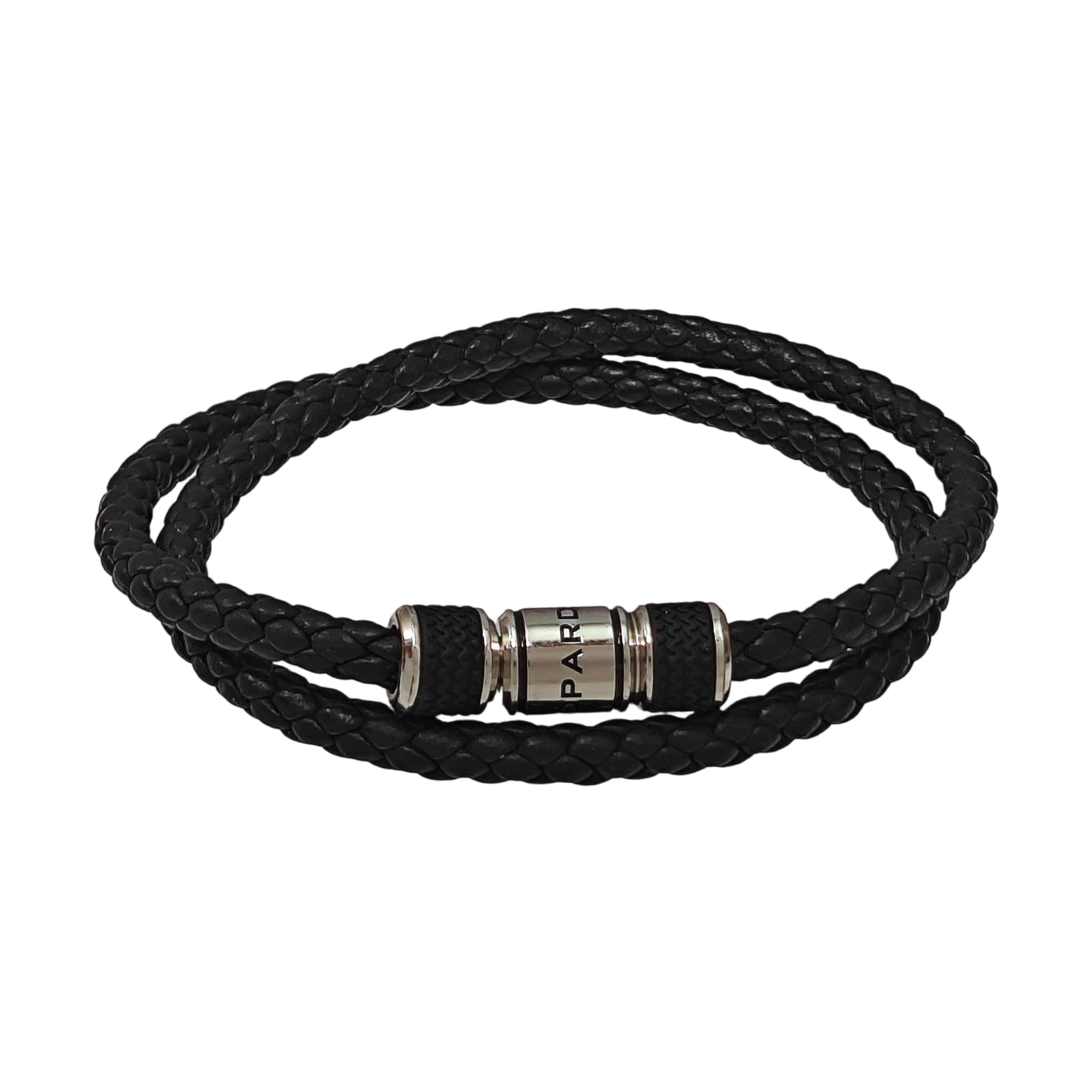 Leather Black Bangle