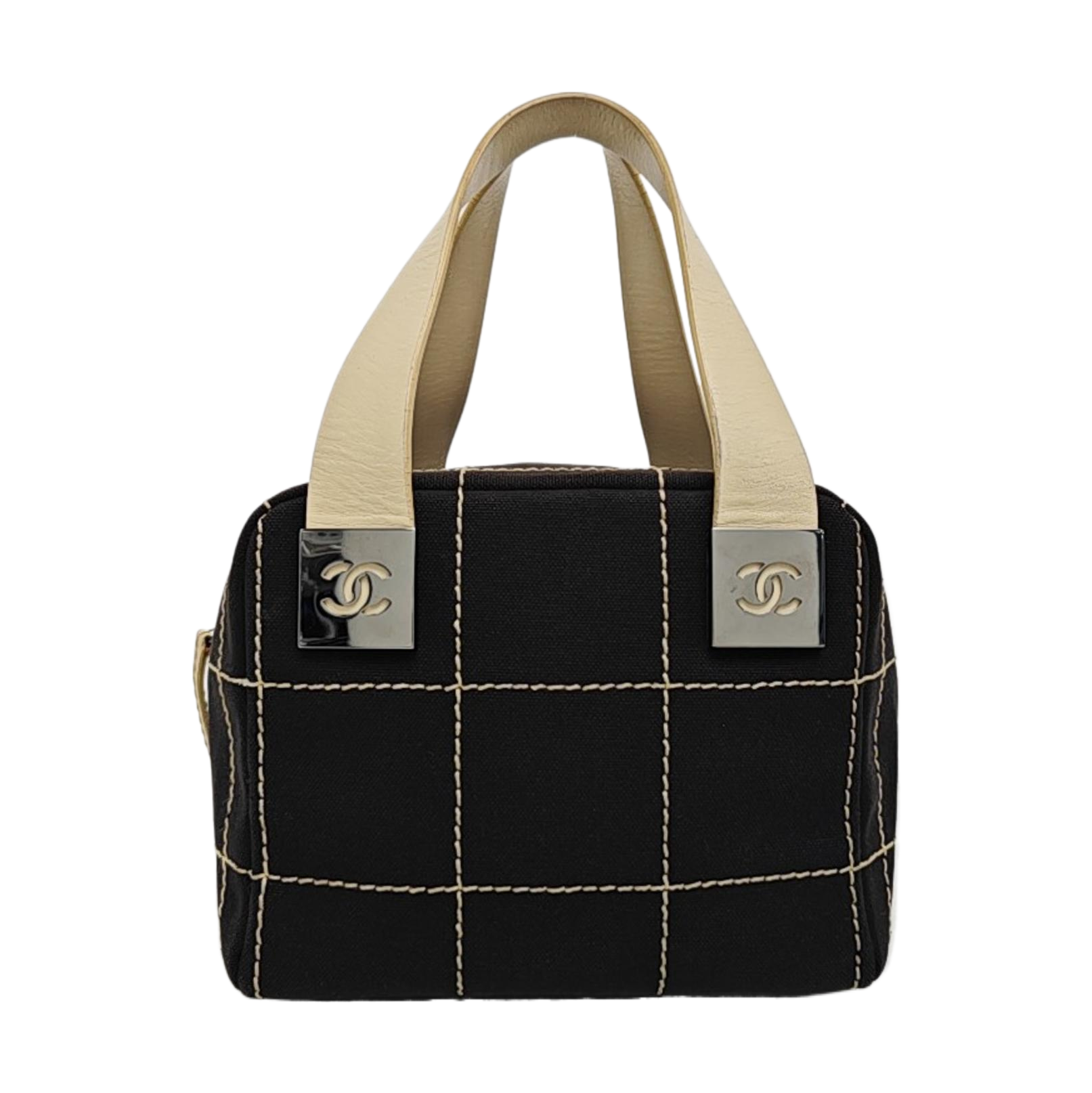 SQUARE STITCH Canvas Black