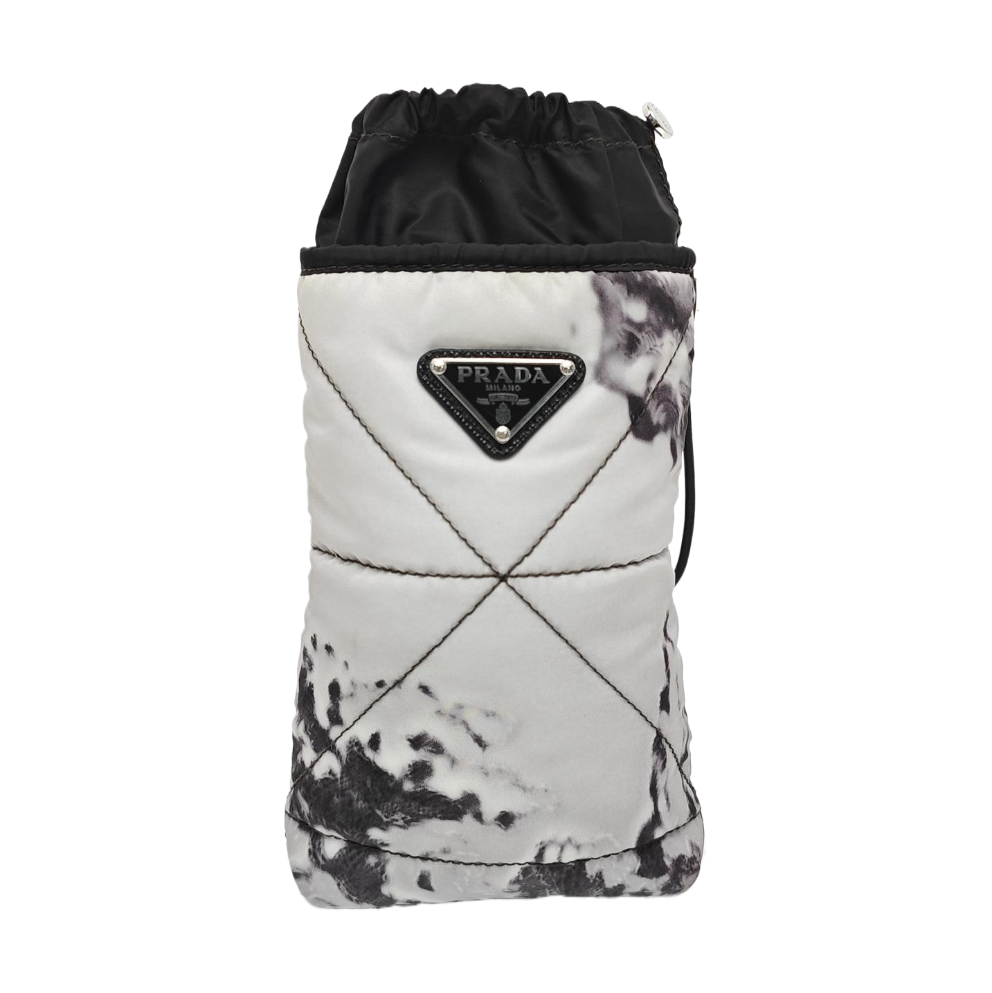 Nylon Top Handle Bag Gray