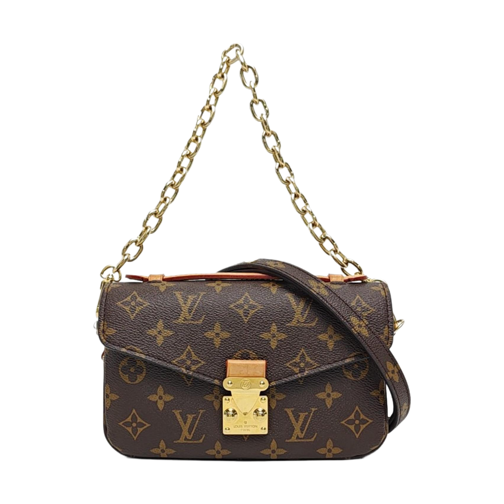 MÉTIS EAST WEST Monogram Coated Canvas Brown
