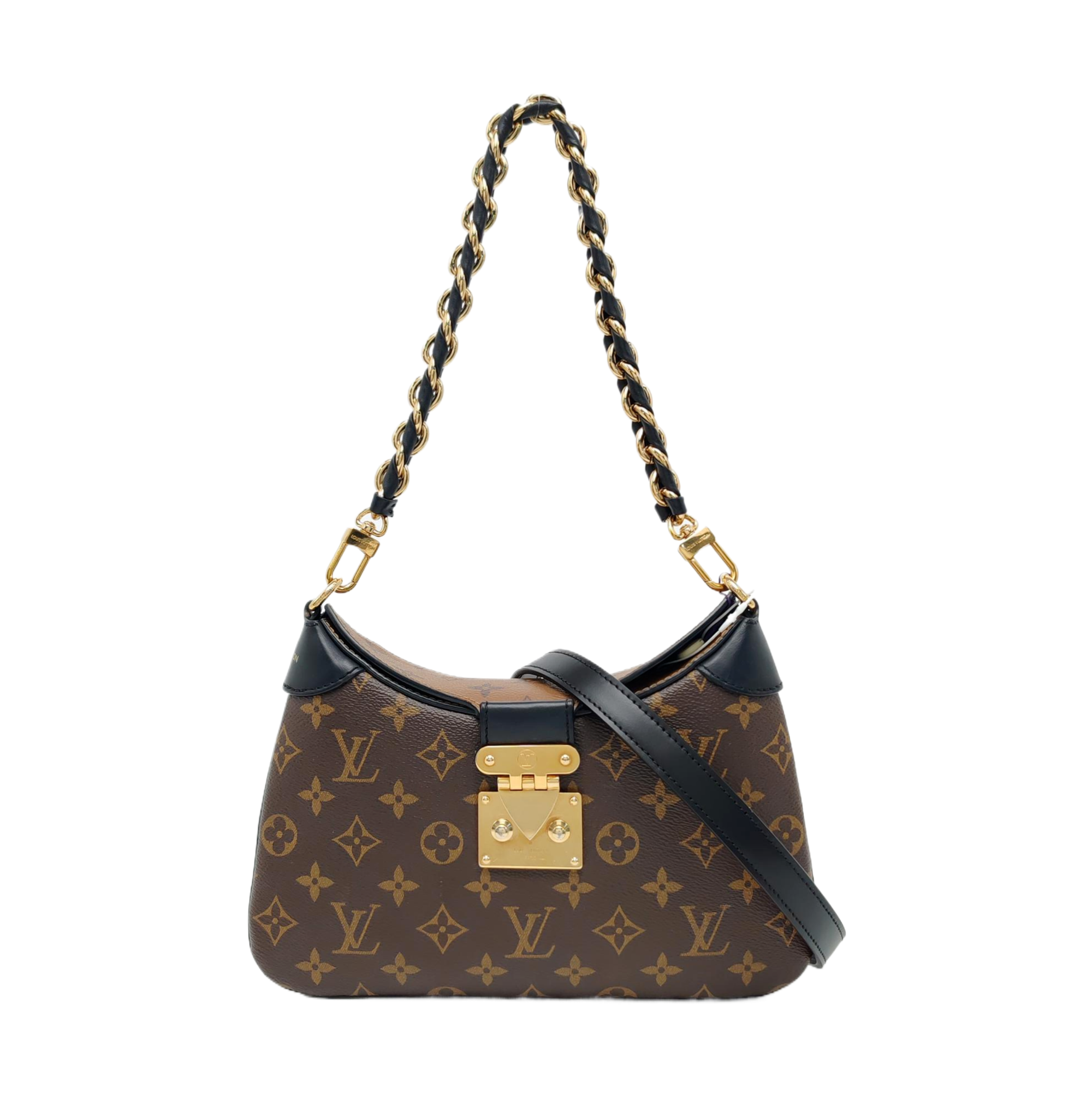 TWINNY Monogram Coated Canvas Brown
