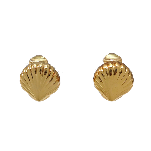 Metal Gold Clip On Earrings