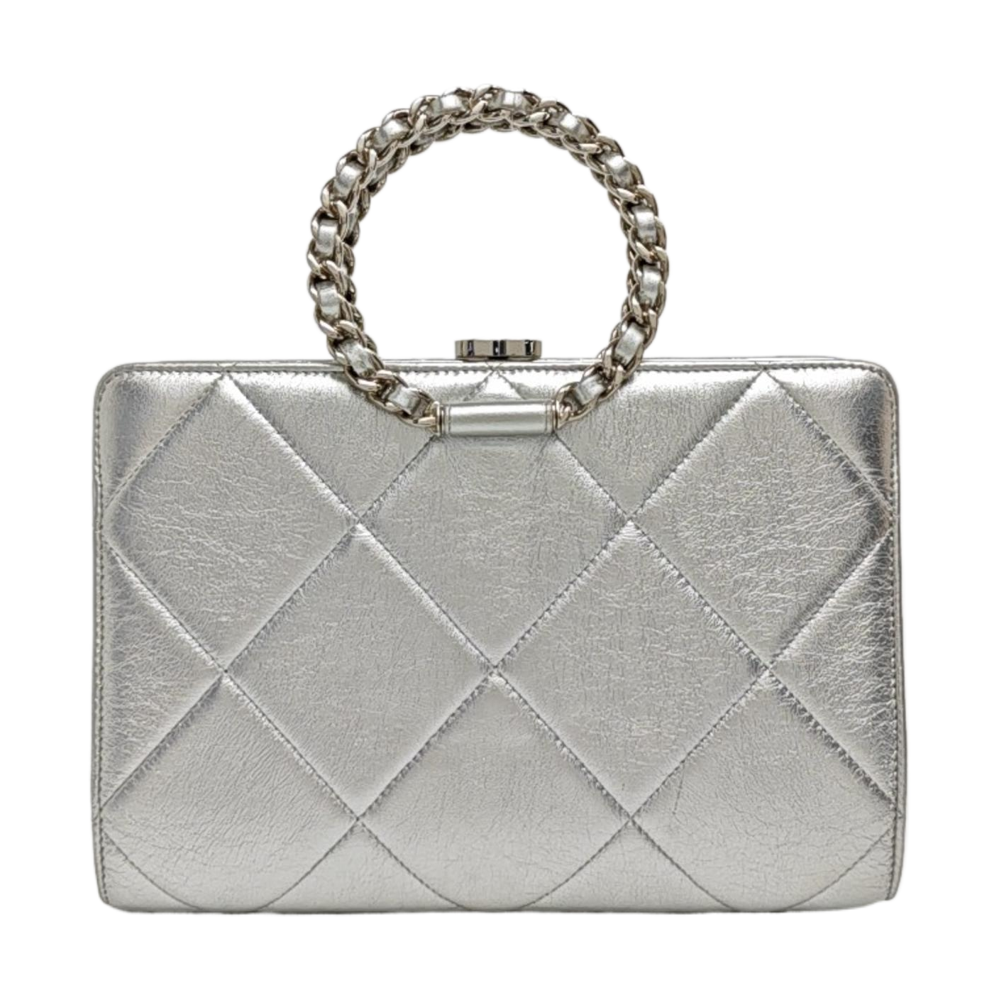 IN THE LOOP Quilted Lambskin Silver