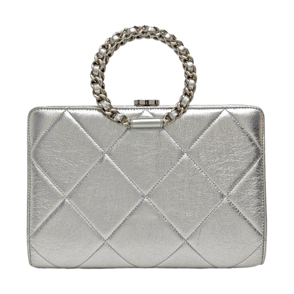 IN THE LOOP Quilted Lambskin Silver