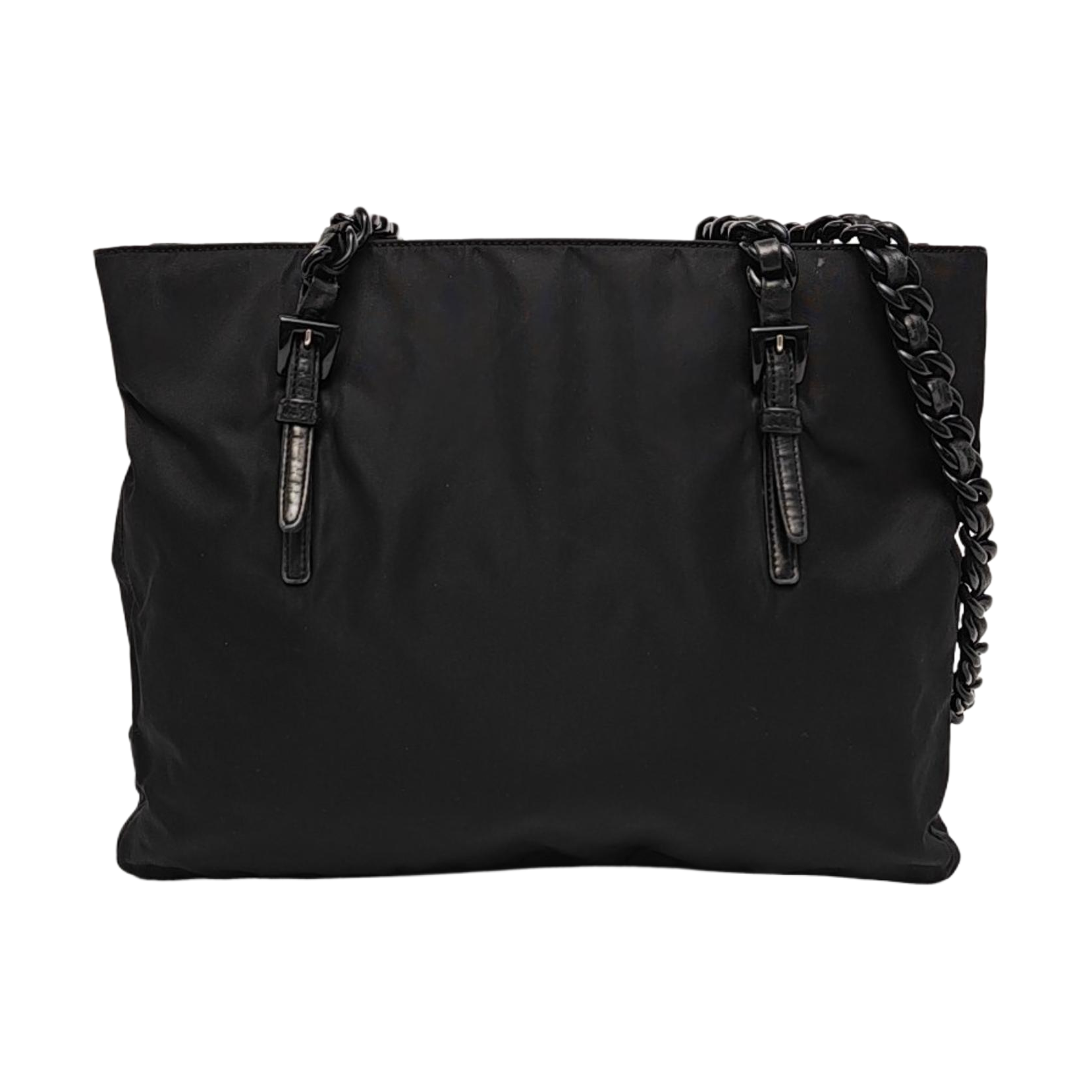 Nylon Shoulder Bag Black