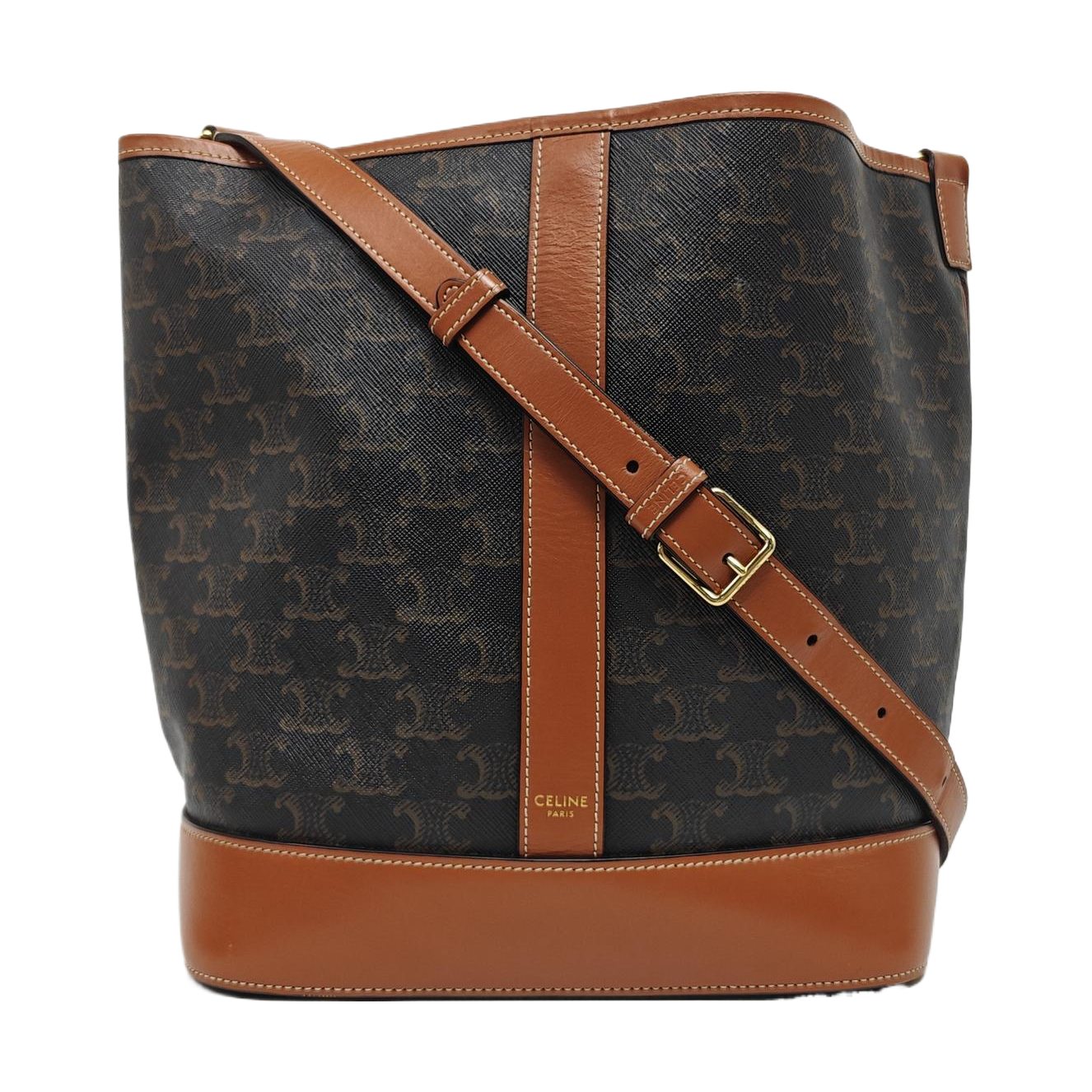 TRIOMPHE CANVAS Medium Coated Canvas Brown