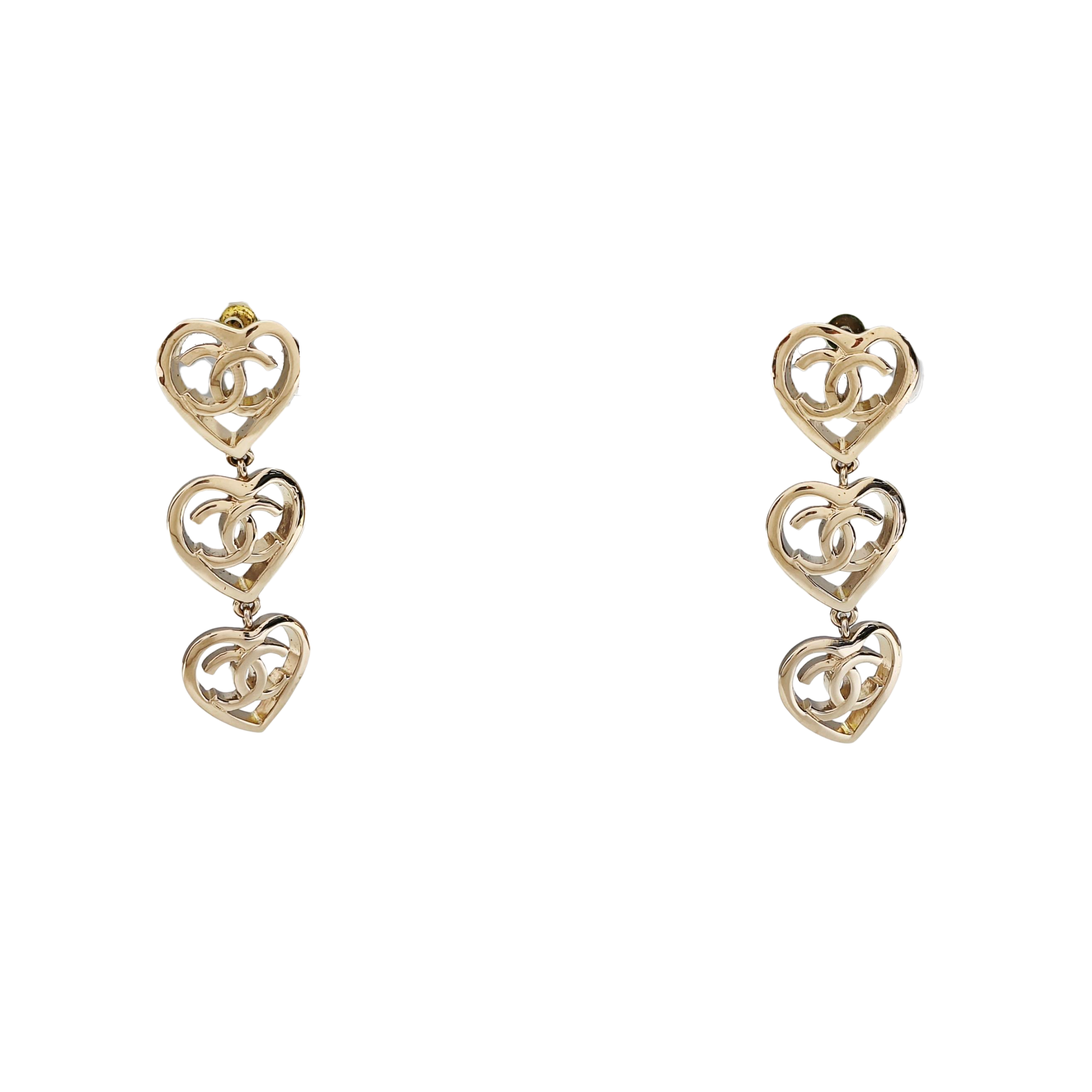 Metal Gold Stud Earrings