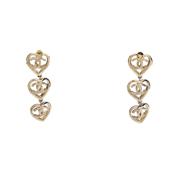 Metal Gold Stud Earrings