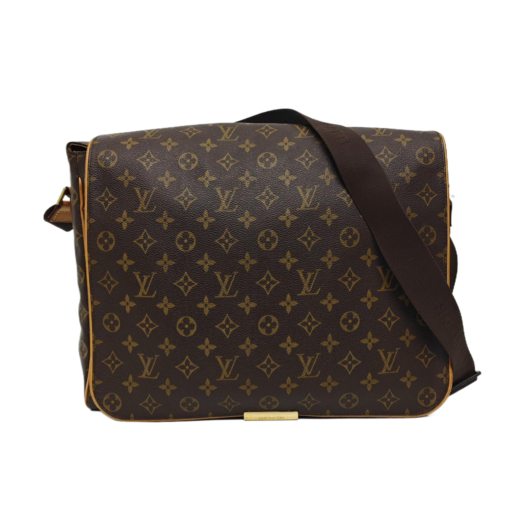 VALMY Monogram Coated Canvas Brown