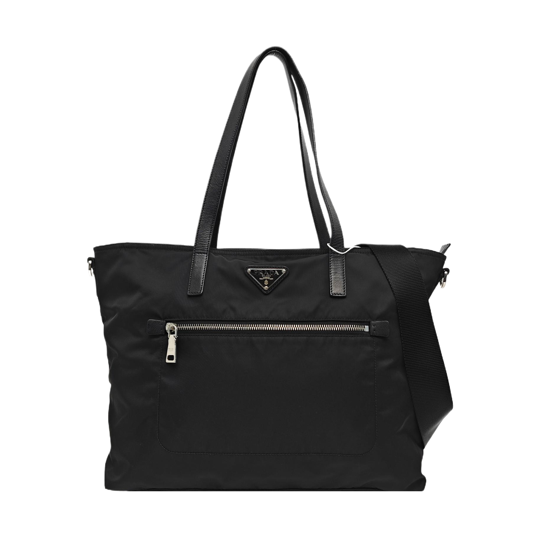 Nylon Shoulder Bag Black