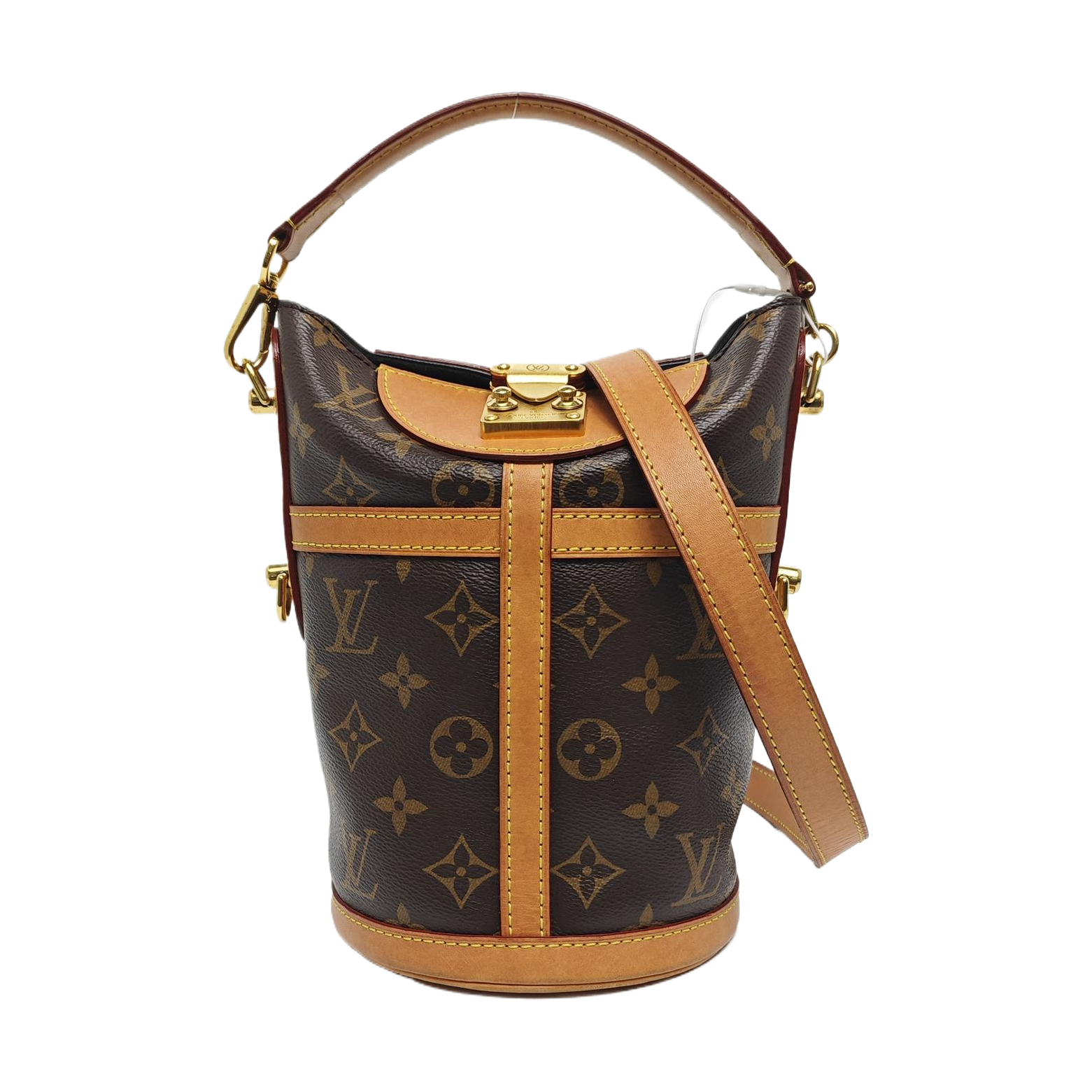 DUFFLE Monogram Coated Canvas Brown