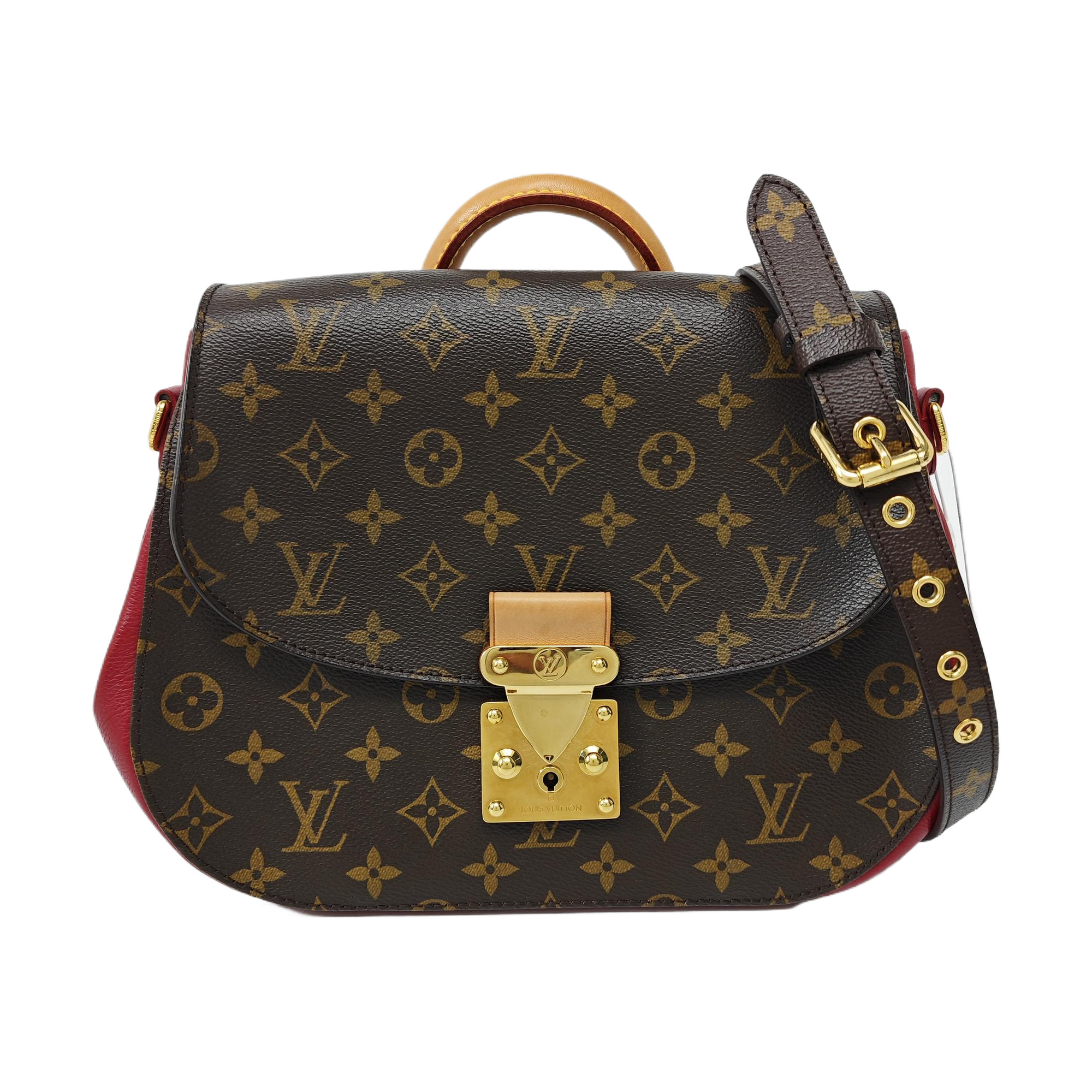 EDEN MM Monogram Coated Canvas Brown