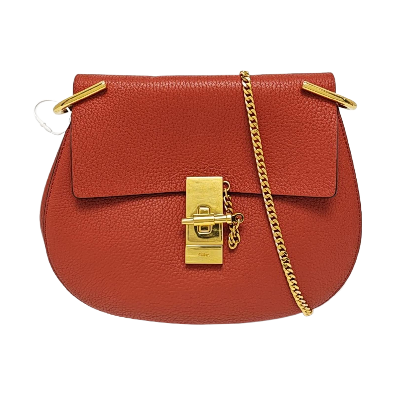 Drew Medium Calfskin Red