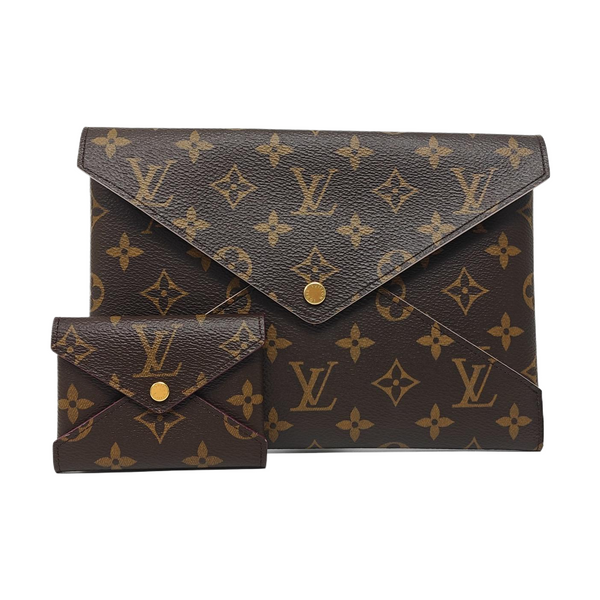 KIRIGAMI Monogram Coated Canvas Brown